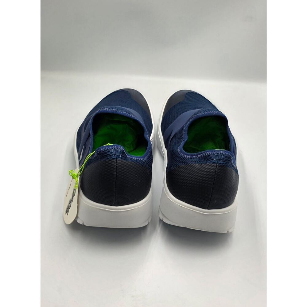 OOFOS OOmg Low Mesh Slip-On Shoes Men’s Size 12 Navy Recovery Comfort Sneakers - Picture 2 of 8